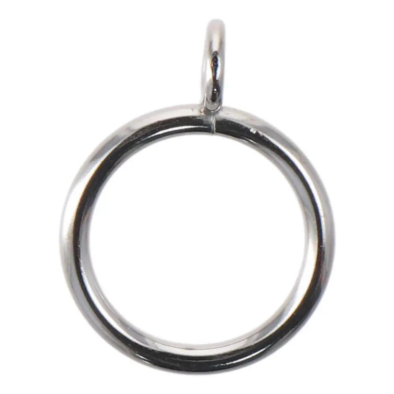 Description Picture 5 of item36Pcs Curtain Rings Black Silver Metal Curtain Rings Inner Drapery Ring For Curtain Rods Portable Window Decor Accessories