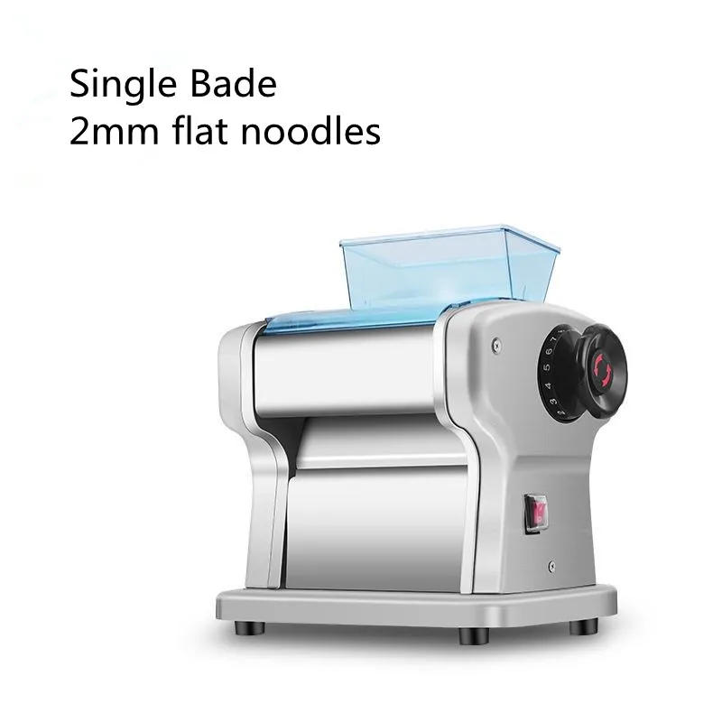 Description Picture 3 of item1 Blade Commercial Fresh Small Electric Automatic Noodle Making Machine Price Pasta Maker And Dough Press Machine