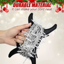 1/5/10PCS Storage Organizer Christmas Light Storage Bracket Filament Winding Reel Extension Cord Rack Storage Line Artifact
