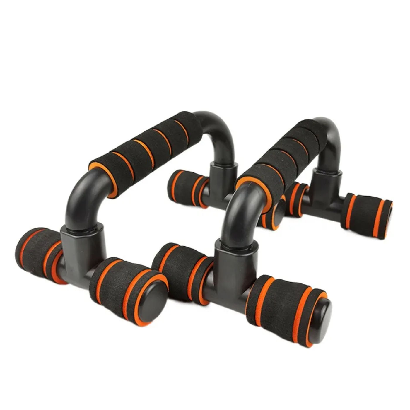 Description Picture 3 of item1 Pair of Non-slip Push-up Stand H-shaped Strong Pushup Bars Stable Durable Calisthenics Parallel Bars Strength Training