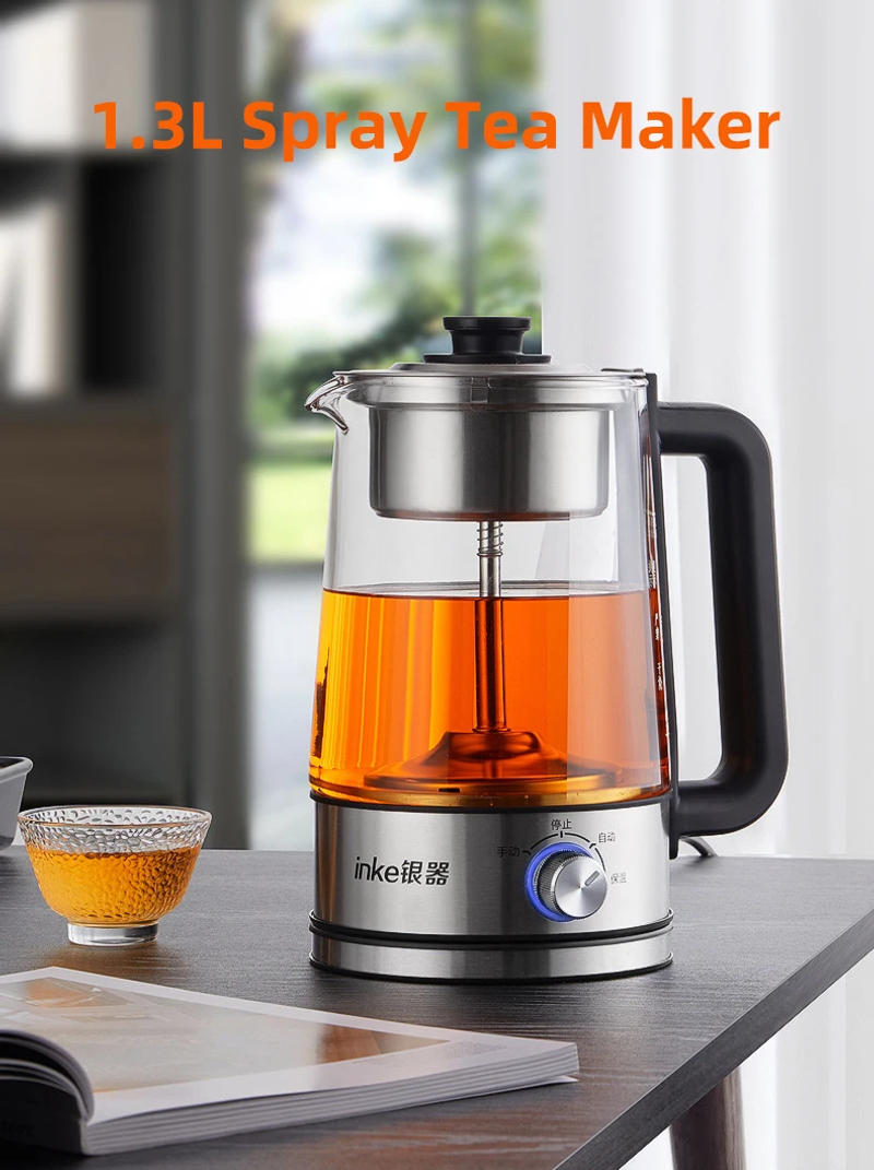 Description Picture 2 of item1.3L Electric Kettle Automatic Steam Spray Teapot with Filter Multifunctional Glass Teapots Thermo Pot Home Boil Water Kettle