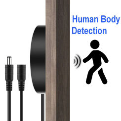 LED Controller For DC12V LED Strip Light Human Body Induction Radar Motion Sensor Switch Auto On Off Penetrating Wood/ Glass