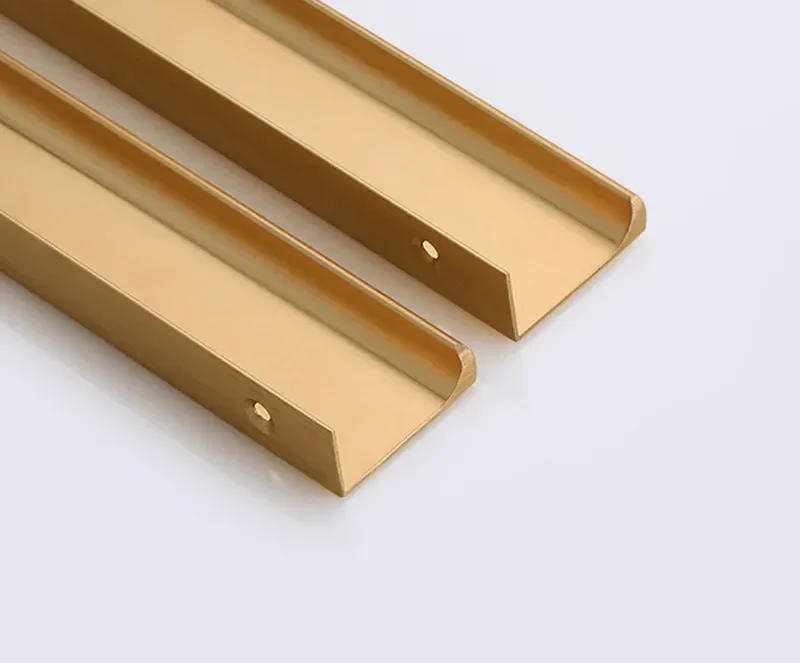 Description Picture 6 of itemBlack Hidden Cabinet Pulls Aluminum Alloy Invisible Furniture Handles Cupboard Handles Drawer knobs Gold Long handle