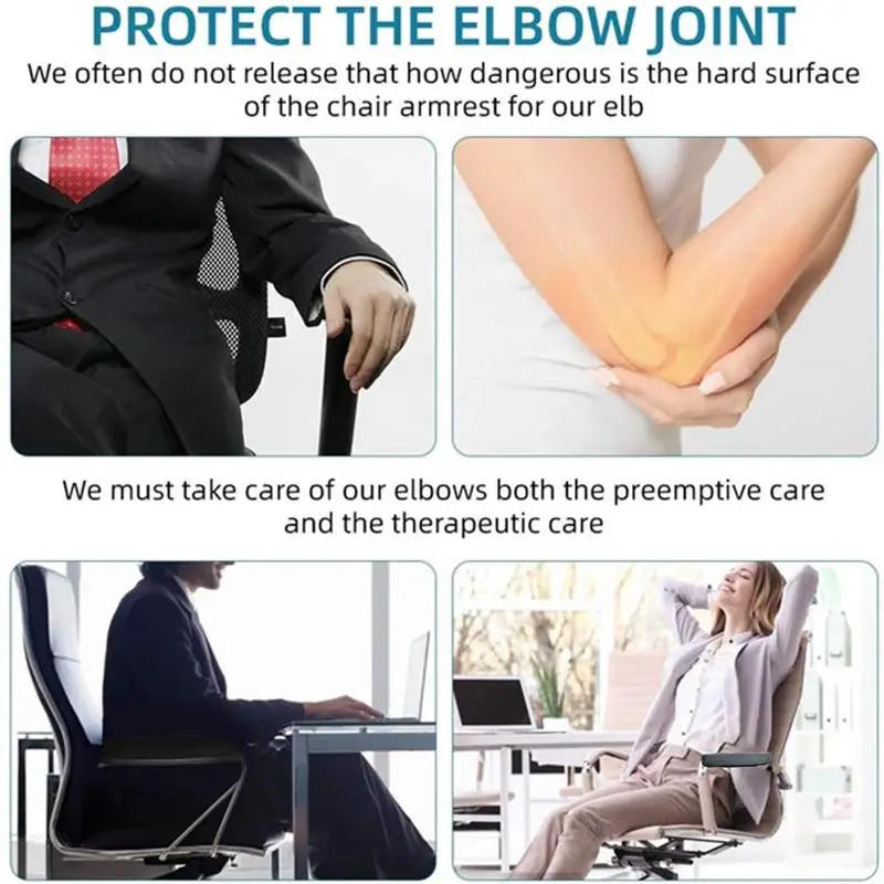 Description Picture 5 of itemOffice Chair Armrest Pad Elbow Game Chair Parts Arm Replacement Armrest Furniture Handle Accessories Pad Chair Computer Bra A8r7