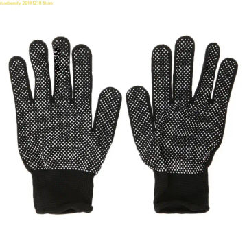 2pcs Heat Resistant Protective Glove Hair Styling For Curling Straight Flat Iron E8BB