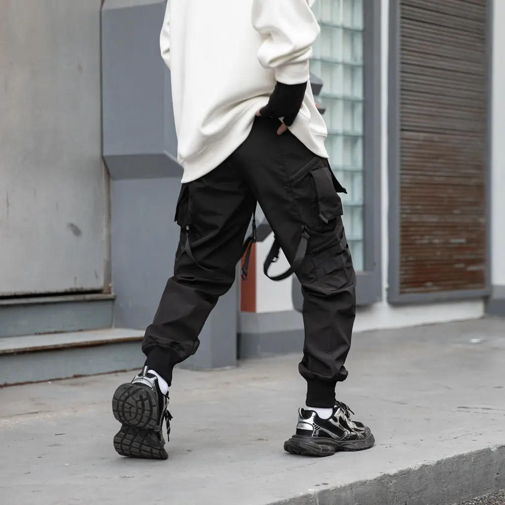 Description Picture 5 of itemStylish and Functional Black Tactical Pants with Concealed Design for Men