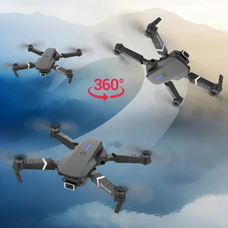 Description Picture 5 of itemProfessional Drone E88 4K Wide-Angle HD 1080P Camera WiFi FPV Height Hold Foldable RC Drone Quadrotor Helicopter Children's Toys