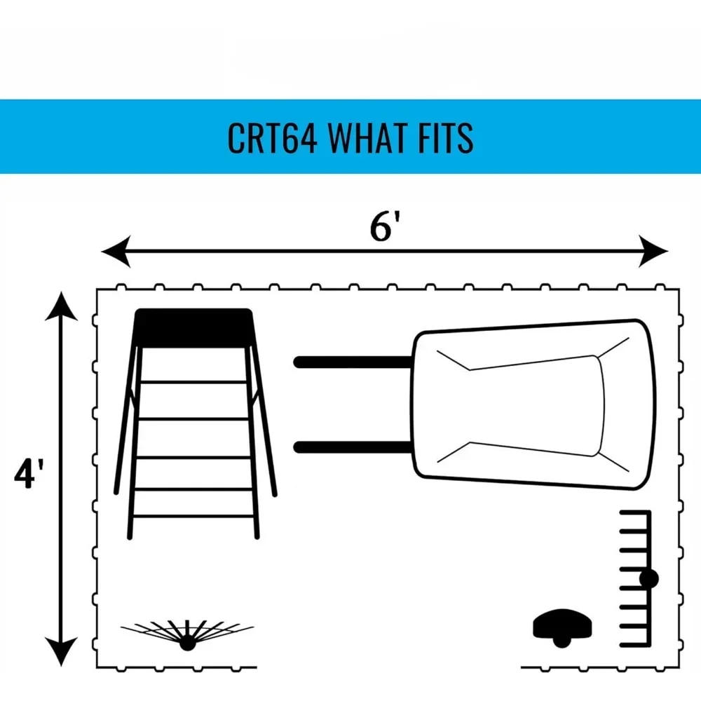 Description Picture 5 of itemStorage Shed, 6X4 Outdoor Galvanized Steel Storage Shed W/Lockable Door for Backyard or Patio Supplies, Sheds & Storage