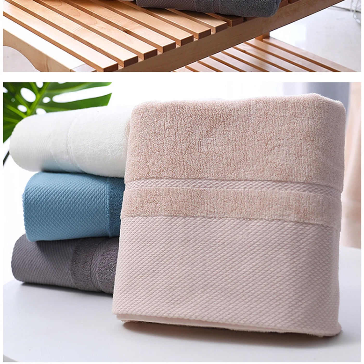 Description Picture 6 of itemCustomized Baptism Towel 70x140cm Bath Towel Personalized Cotton Towel with Name and Date Unqiue Wedding Birthday Gift Towel Set