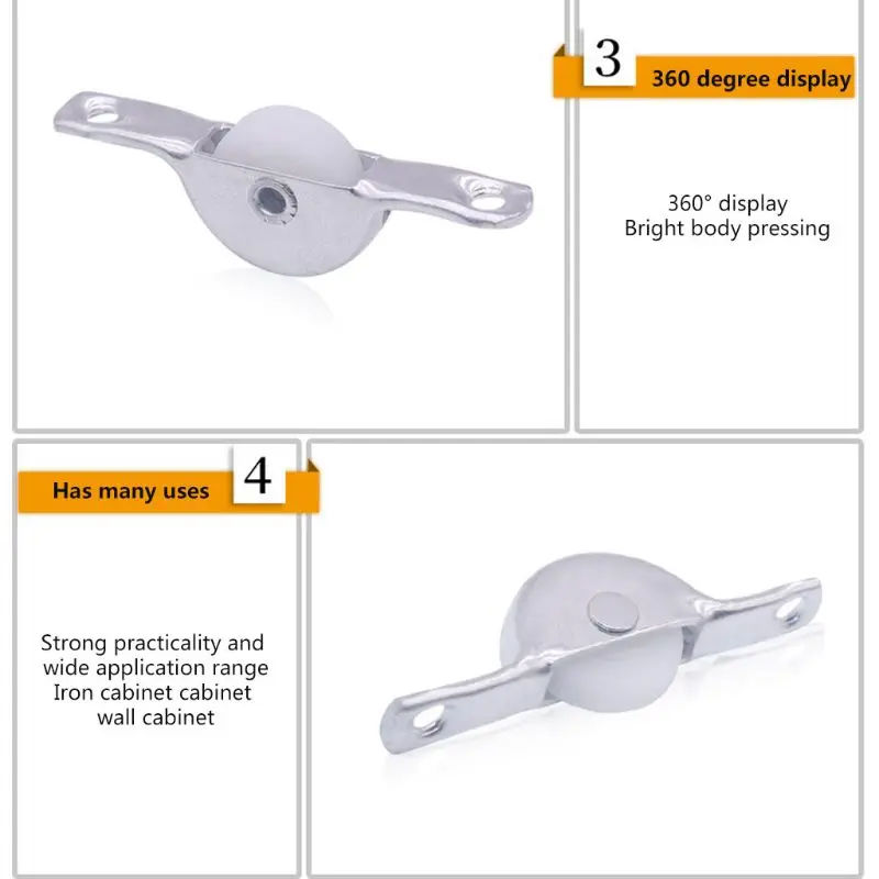 Description Picture 4 of item10 Pcs Home Closet Cabinet Sliding Door Wheel Hardware Roller Pulley Accessory T5EF
