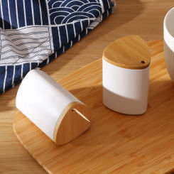Kitchen Toothpick Box Household Tooth Pick Holder Container Living Room Portable Toothpick Dispenser Storage Bucket Storage Box