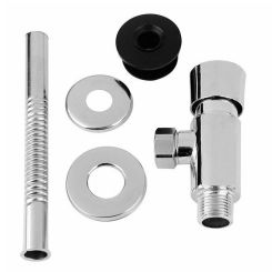 Toilet Flush Valve Urinal Pressure Flush Toilet Urinal Exposed 1/2 Inch Alloy Urinal Flush Valve Accessories DN15/20mm Silver