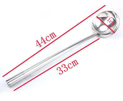 Description Picture 3 of itembig long spatula shovel chef cooking cocina utensilios blade Kitchen Utensil Wooden Handle Stainless Steel Turner Soup Spoon wok