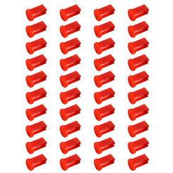 Promotion! 40PCS RC Agricultural Plant Protection UAV High Pressure Windproof Anti-Drift Flat Fan Spray Nozzles Red