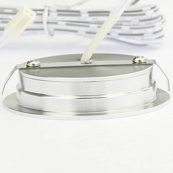 Description Picture 3 of itemLED Recessed Downlight 2.3inch Flush Mounting DC 12V 3W RV Home Kitchen Counter Cabinet Dispaly Lamp Aluminum Radiator  2pcs/lot