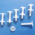 200SETS/LOT Plastic Binding Corrugated in button screw Nylon stationary Lock Button Hand Twisted Rivet Studs