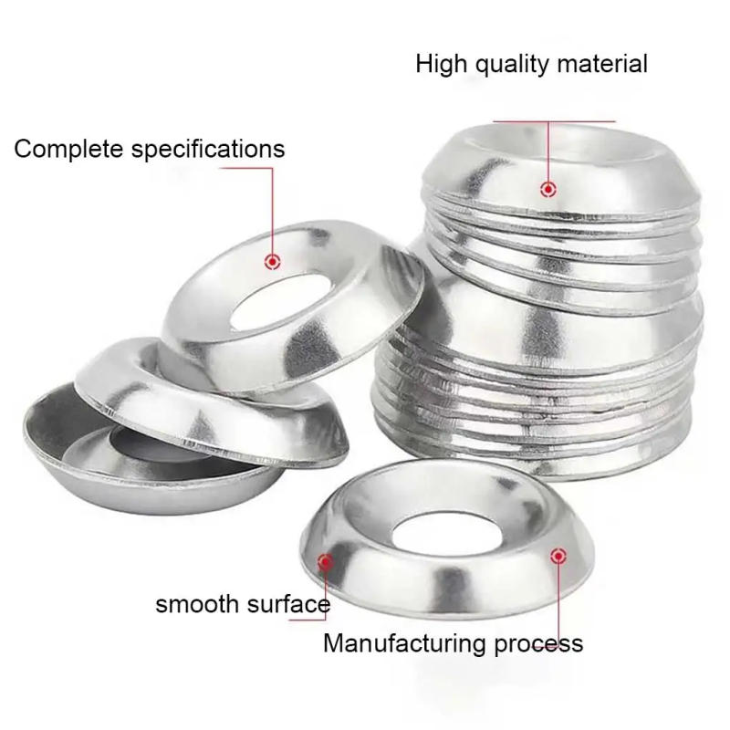 Description Picture 6 of item100 Pieces Stainless Steel Eyelet Spacer Portable Replacing Detachable Anti-rust Gasket Washer Part Accessories