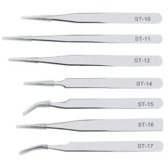 1PC Precision Industrial Tweezers Anti-static Maintenance Tweezers Hand Tool For Precision Parts Maintenance Mobile Phone Repair