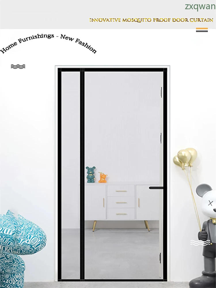 Description Picture 3 of itemCustomized size magnetic mosquito net,summer invisible door curtain,automatic closing,Used in bedrooms,kitchens,and living rooms