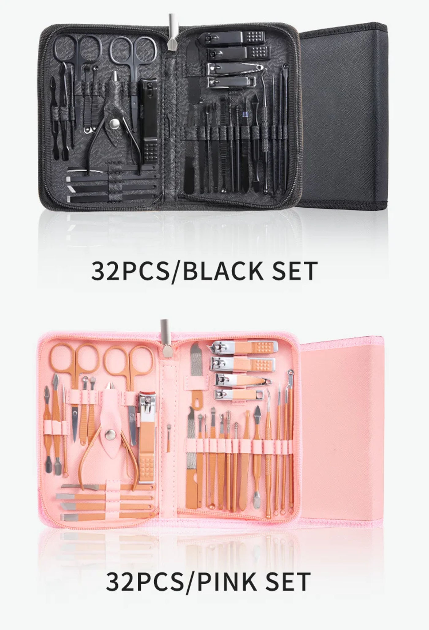 Description Picture 4 of itemManicure Set Pedicure Nail Clippers Set 7/32pcs Professional Grooming Tools Including Facial Fingernails and Toenails Nail Care