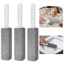 Pumice Stone Toilet Brush Household Toilet Bowl Cleaner  Limescale Stain Remover