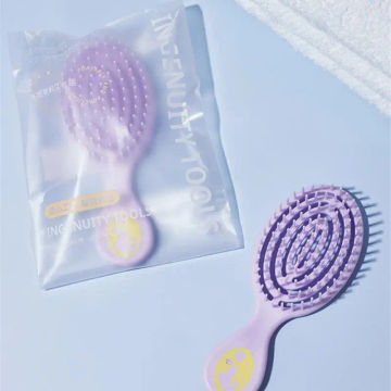 Massage Brush Easy To Use Hair Care Fluffy Head Comb Scalp Massage Comb Looped Purple Styling Tools Shampoo Comb Durable
