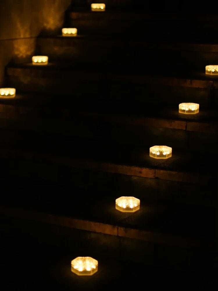 Description Picture 4 of itemSolar Buried Light Floor Tile Lamp Outdoor Garden Decoration Waterproof Underground Courtyard Landscape Lawn Light LED Lights