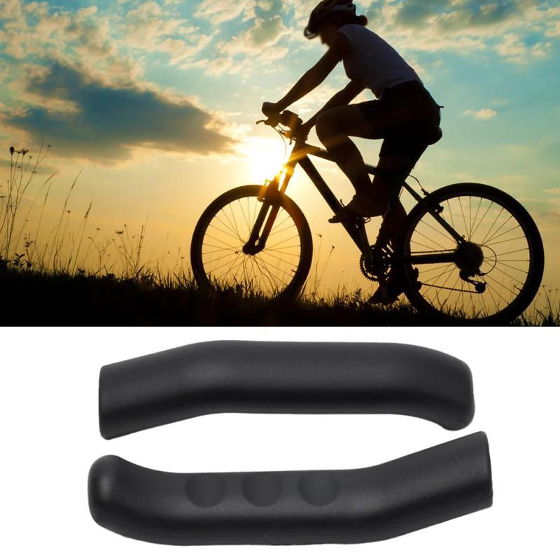 Description Picture 2 of item1pair Brake Handle Protector Mountain Bike Bicycle Handlebar Grip Brake Lever Silicone Cover Bicycle Brake Parts Bike Accessorie