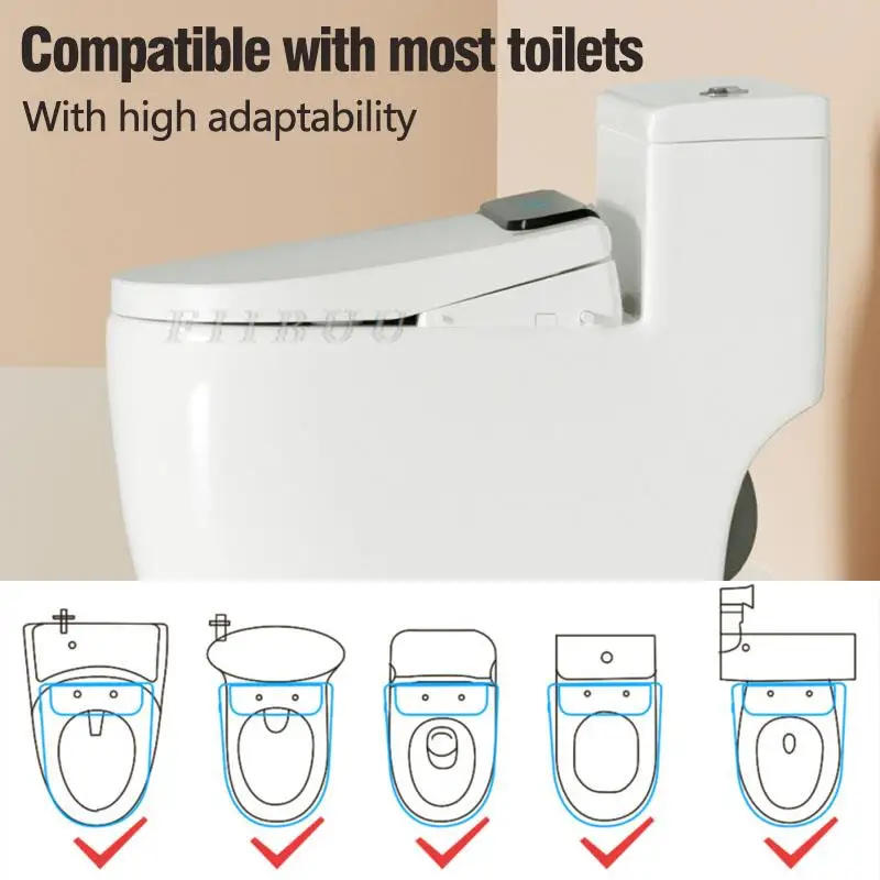 Description Picture 3 of itemSmart Toilet Seat Cover Electronic Elongated Bidet Toilet Seat Night Light Seat Heating Damping Buffer Intelligent Toilet Seat