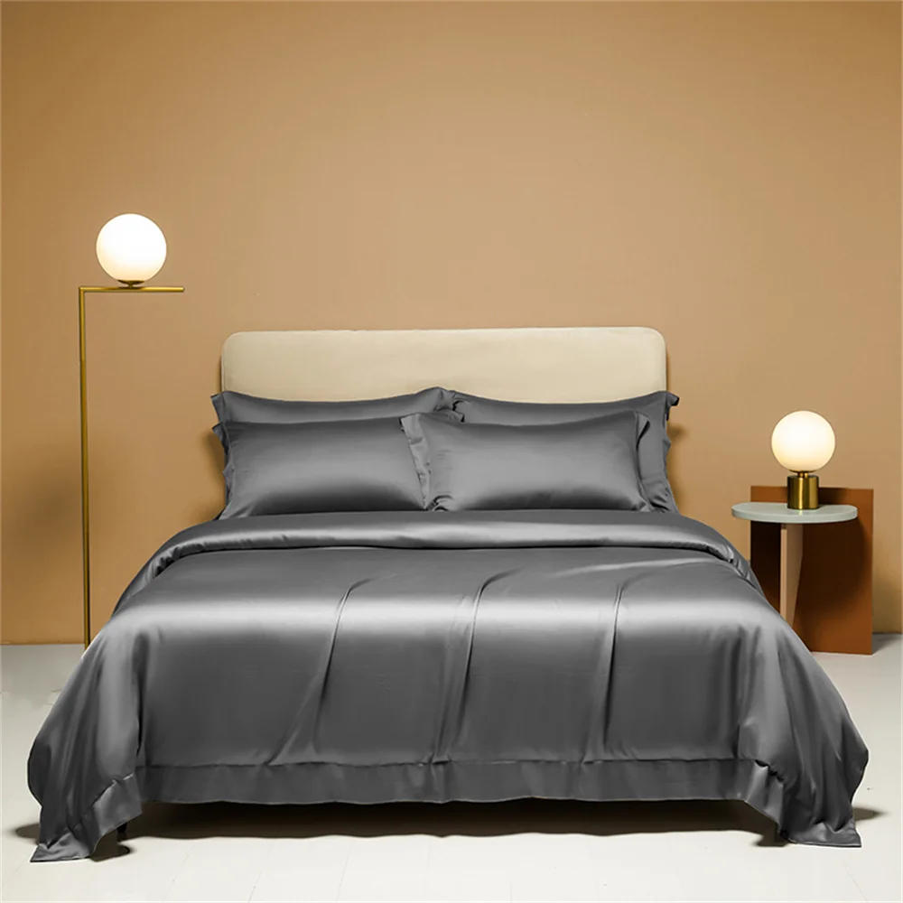 Description Picture 6 of itemSvetanya Nordic Dark Green Egyptian Cotton Bedlinens Ru Europe Queen King Family Twin Size Set Fitted Sheet Duvet Cover Bedding