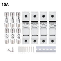 Solar PV fuse holder with 10x38 mm fuse size and 1000VDC rating provides unmatched safety and performance for your solar systems