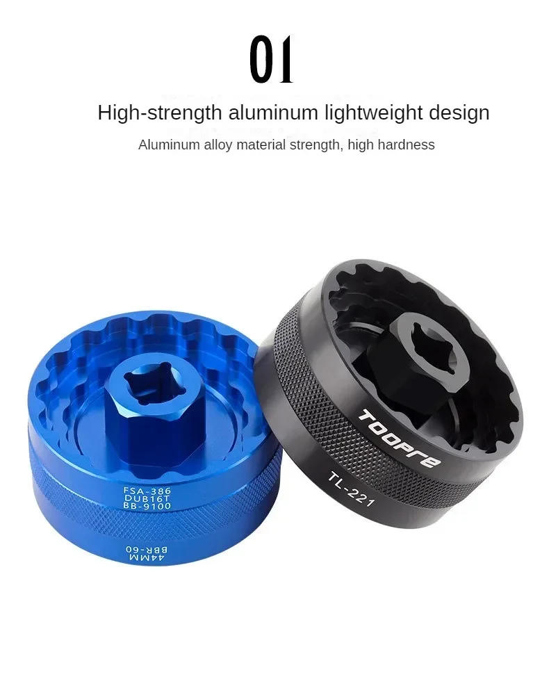 Description Picture 3 of itemBicycle 5 in 1 Bottom Bracket Tool Remover BBR60 FSA386 Bike Installation Repair Wrench BBR60 BBR9100 FSA 386 Removal Tools