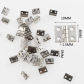 Silver-50pcs