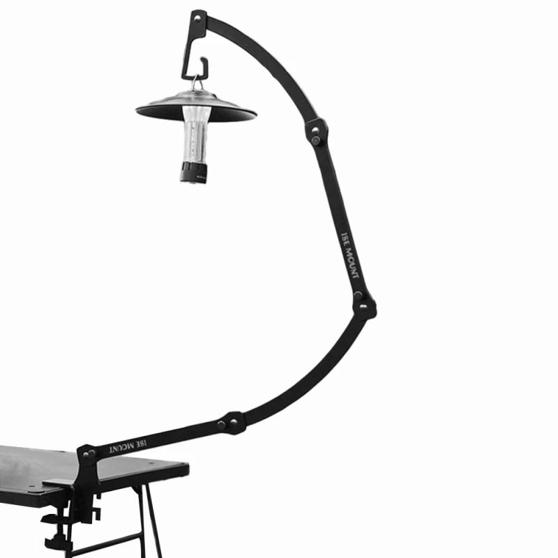 Description Picture 4 of itemFolding Lamp Stand Lantern Stand Portable Camping Lamp Pole for Picnic Hiking Fishing Backpacking Garden BBQ