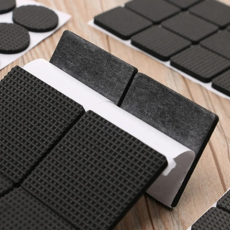Description Picture 5 of item1/2/6/15/24PCS Soft Bumper Chair Fittings Self-adhesive Floor Protector Anti-slip Mat Anti Rub Furniture Leg Pads
