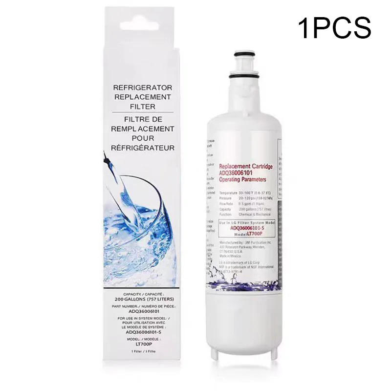 Description Picture 2 of itemReplace LG LT700P Refrigerator Water Filter For ADQ36006101, ADQ36006101-S,ADQ75795103,RWF1200A,Kenmore 9690, AGF80300801 1-5pcs