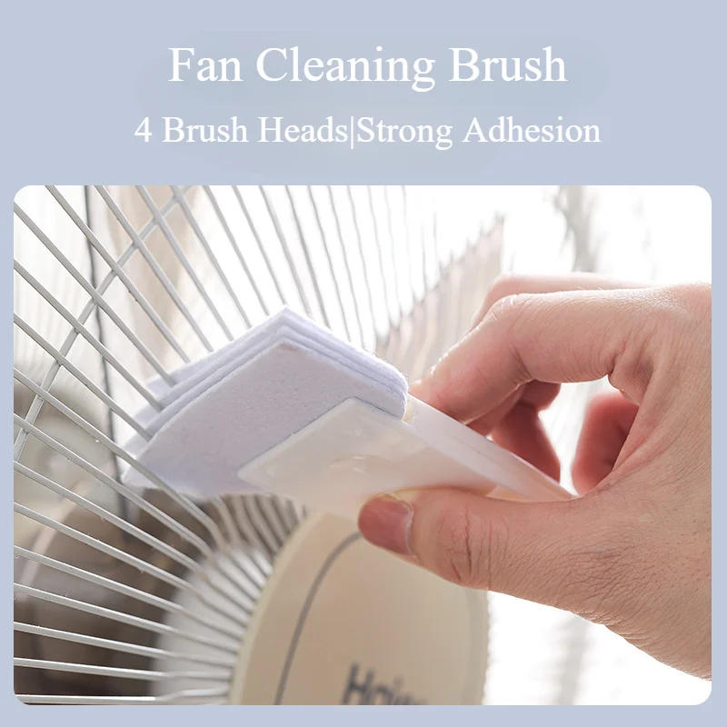 Description Picture 5 of itemFan Cleaning Brush Multi-functional Keyboard Crevice Cleaning Brush Plastic Soft Bristle Brush Air Conditioner Air Vent Cleaning