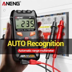 ANENG M113 1999 Counts Mini Multimeter Digital Inteligent AC/DC Voltage Meter Ohm NCV Electricity Tools Measuring Instruments