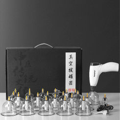 24/4 Cans Electric Vacuum Cupping Set Suction Cups Massage Physiotherapy Jars Chinese Medicine Anti Cellulite For Body Massager