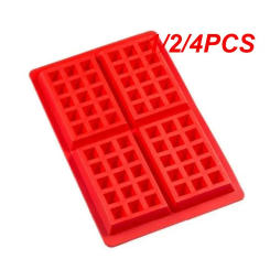 1/2/4PCS Waffle Makers For Kids Silicone Cake Mould Waffle Mould Silicone Bakeware Set Nonstick Silicone Baking Mold Set