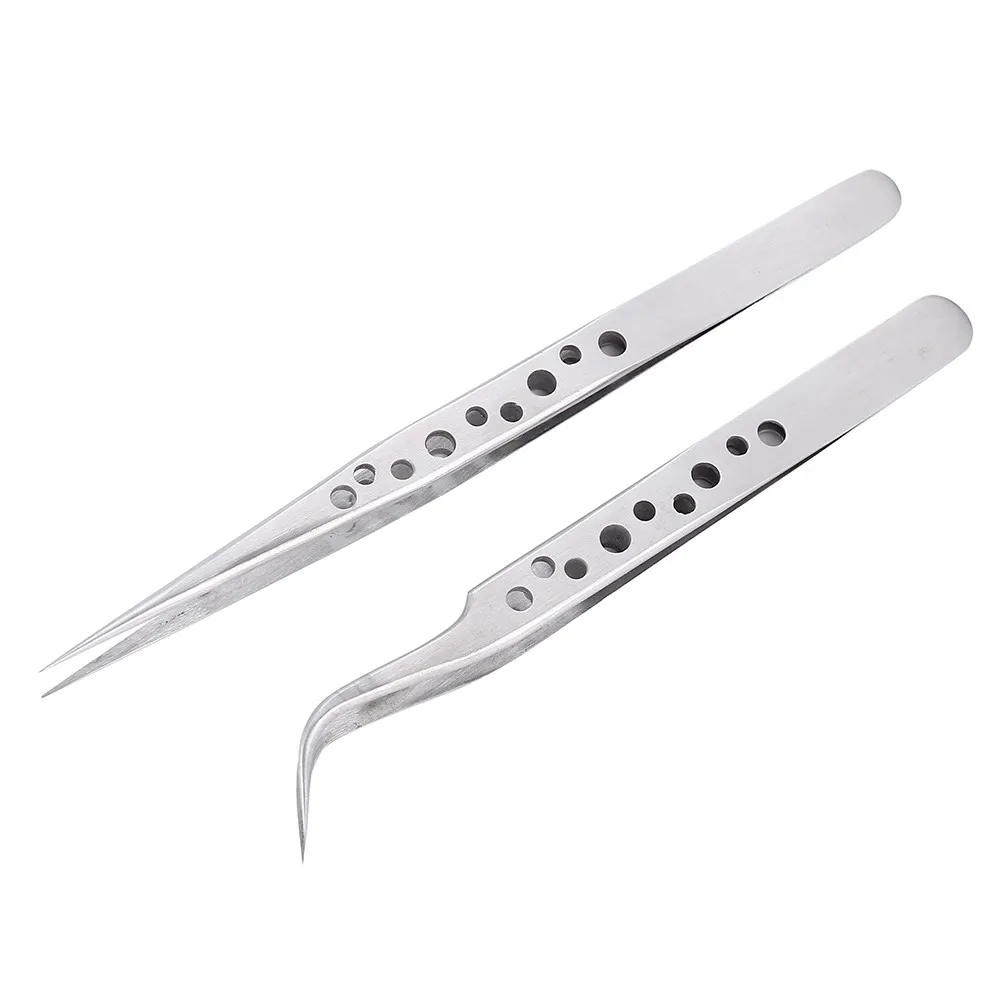 Description Picture 5 of itemPrecision Industrial Tweezers Anti-static Magnetic Stainless Steel Tweezers Set For Electronics Soldering Maintenance Hand Tools