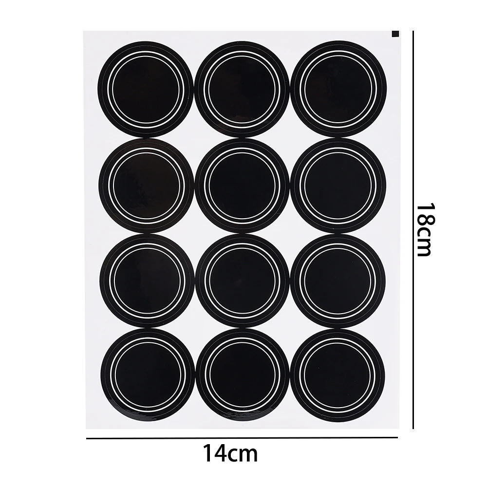 Description Picture 2 of item60/120Pcs Blackboard Stickers Labels Waterproof Self-adhesive Kitchen Seasoning Spice Can Label Jars Bottles Tags White Marker