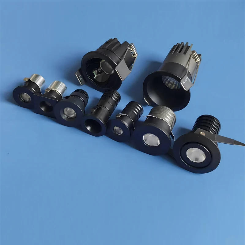 Description Picture 3 of itemSmall Spot Light 2W3W Mini LED Spotlight 12V110V220V Cutout Recessed Downlight Ceiling Lamp Showcase Display Lighting CRI≥90