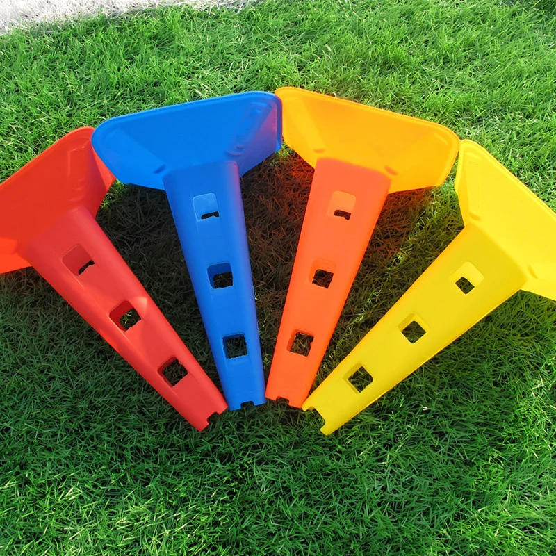 Description Picture 5 of item10PCS Durable Soccer Training Cones Set Colorful Marker Bucket Obstacles Props Agility Training Football Hurdles Roadblocks