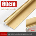 Lengthened Gold Through-top Wardrobe Door Handle Size Mother and Son Cabinet Lengthened Embedded Drawer Invisible Handle