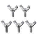 Machine Screw, 5PCS M5x10mm Butterfly Wing Screws, 304 Stainless Steel Butterfly Screws Wing Bolts