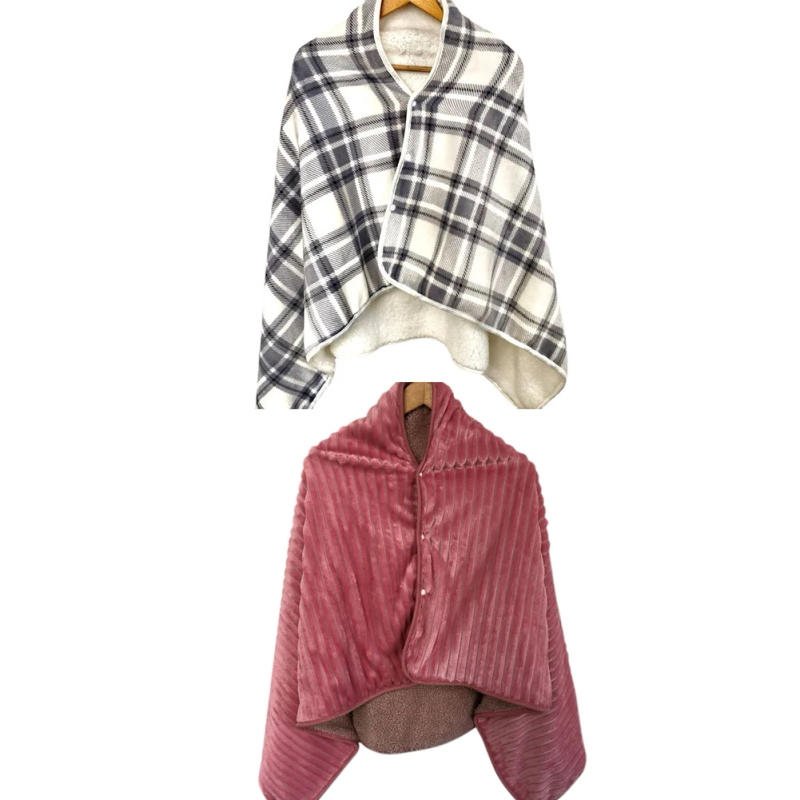 Description Picture 4 of itemWarm Shawl Heating Blanket 3 Heat Settings Electric Warm Shawl Multifunctional Soft Cold Protection Home Office Back Knee Warmer