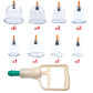 Set of 18 Cups