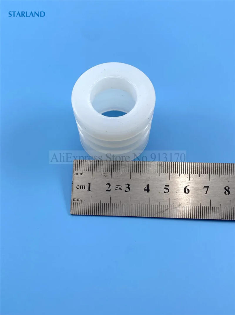 Description Picture 4 of item1 Piece Thickened Silicone Seal Tube Corrugated Pipe Ring Accessory BQ816 Soft Serve Ice Cream Machines Part Outer Diameter 4CM
