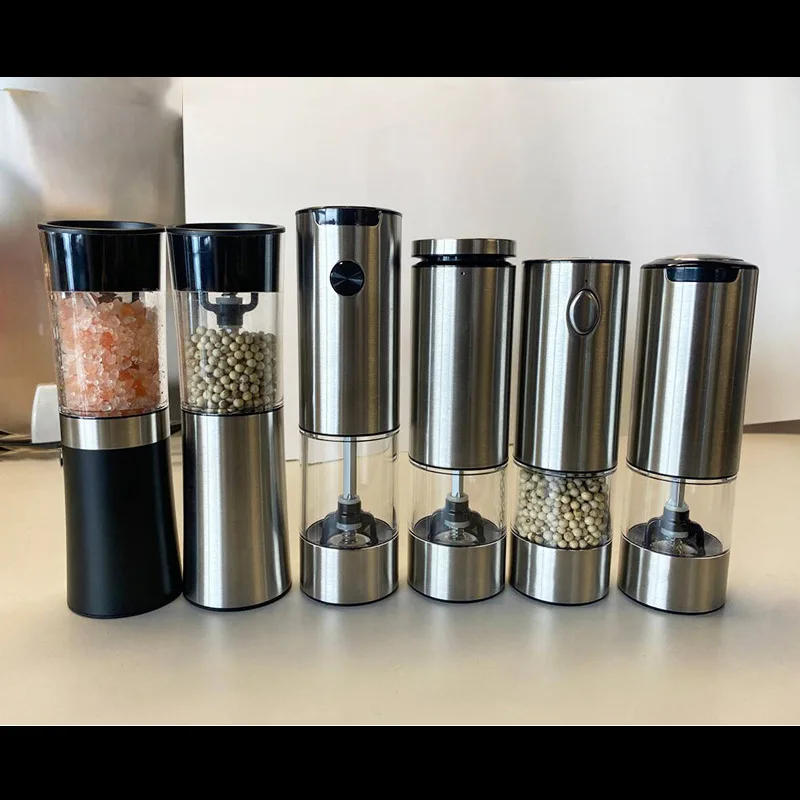 Description Picture 5 of itemElectric Automatic Salt and Pepper Grinder Set Rechargeable With Gravity Spice Mill Adjustable Spices Grinder Kitchen tools